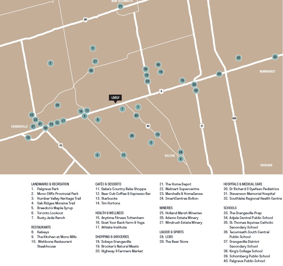 Lively Estates Amenities